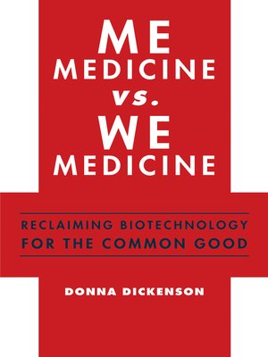cover image of Me Medicine vs. We Medicine